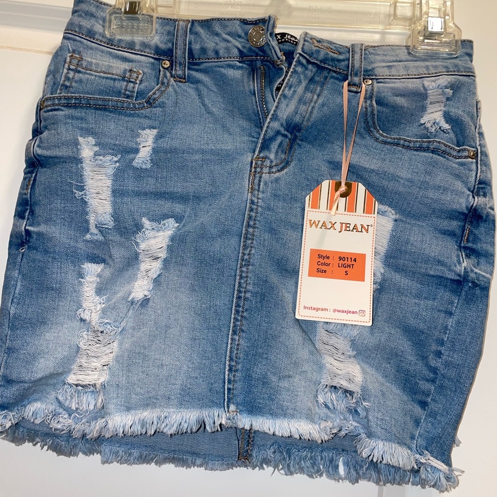 Jean skirt!